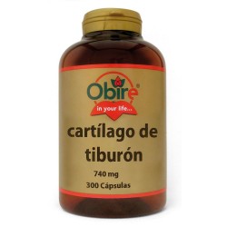 CARTÍLAGO DE TIBURÓN 740 MG. 300 CÁPSULAS