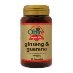 GINSENG + GUARANA 400 MG. 90 CÁPSULAS