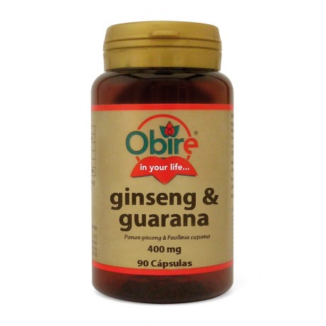 GINSENG + GUARANA 400 MG. 90 CÁPSULAS