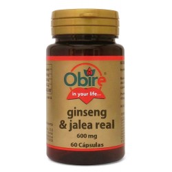 GINSENG + JALEA REAL 600 MG. 60 CÁPSULAS