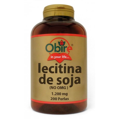 LECITINA DE SOJA 1600 MG. 200 PERLAS