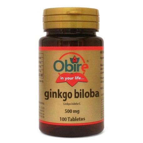 GINKGO BILOBA 500 MG. 100 COMPRIMIDOS 