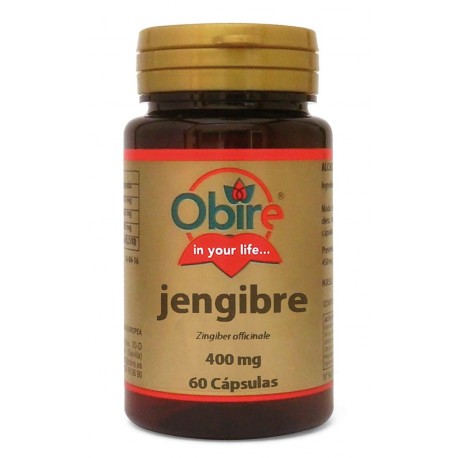 JENGIBRE 400 MG. 60 CÁPSULAS