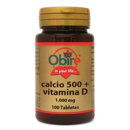 CALCIO 500 + VIT. D. 100 COMPRIMIDOS