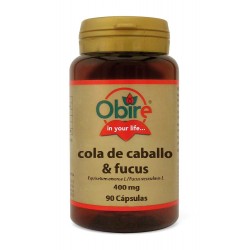 COLA DE CABALLO + FUCUS 400 MG.90 CÁPSULAS