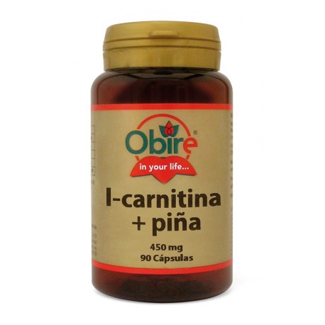 L-CARNITINA + PIÑA 450 MG. 90 CÁPSULAS