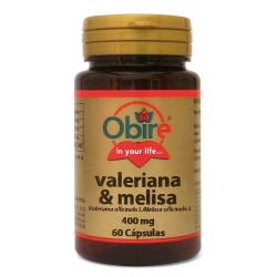 VALERIANA + MELISA 400 MG. 60 CÁPSULAS