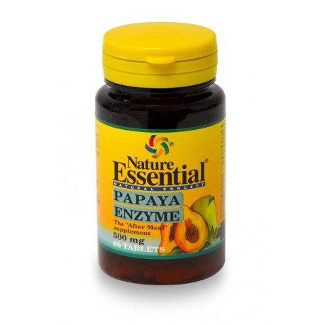 PAPAYA ENZYMA 500 MG. 60 COMPRIMIDOS