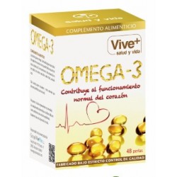 Omega3 Vive plus 48 cápsulas