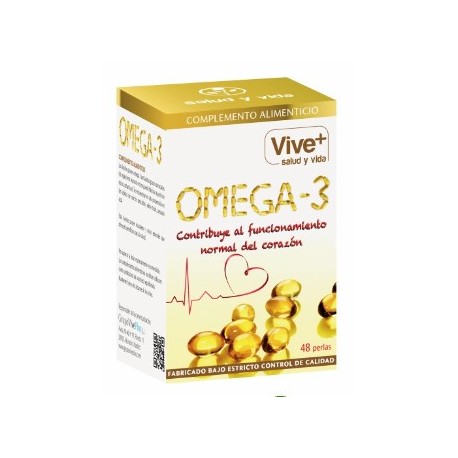 Omega3 Vive plus 48 cápsulas