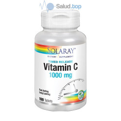Vitamina C 1000Mg 100 comprimidos Solaray