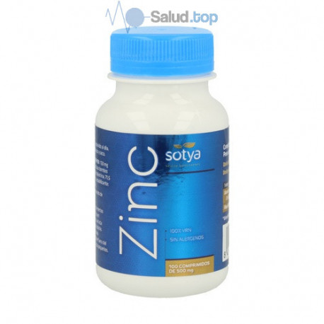 Zinc 500Mg 100 comprimidos Sotya