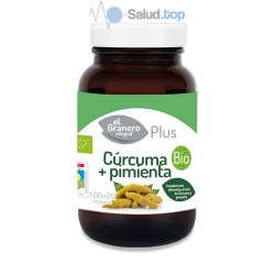 Cúrcuma + Pimienta 100 capsulas Granero integral